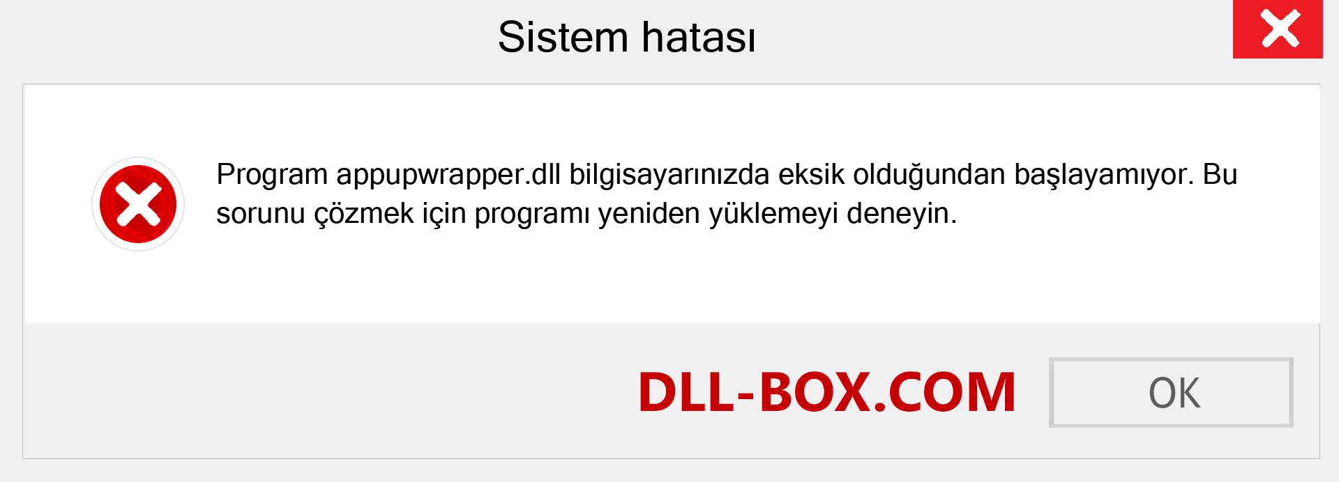 appupwrapper.dll dosyası eksik mi? Windows 7, 8, 10 için İndirin - Windows'ta appupwrapper dll Eksik Hatasını Düzeltin, fotoğraflar, resimler